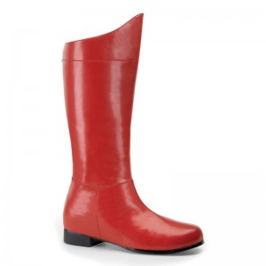 Botas Hasta La Rodilla Pleaser Hero-100 Vegan Leather Hombre Rojos | MEXICO UWGNDP